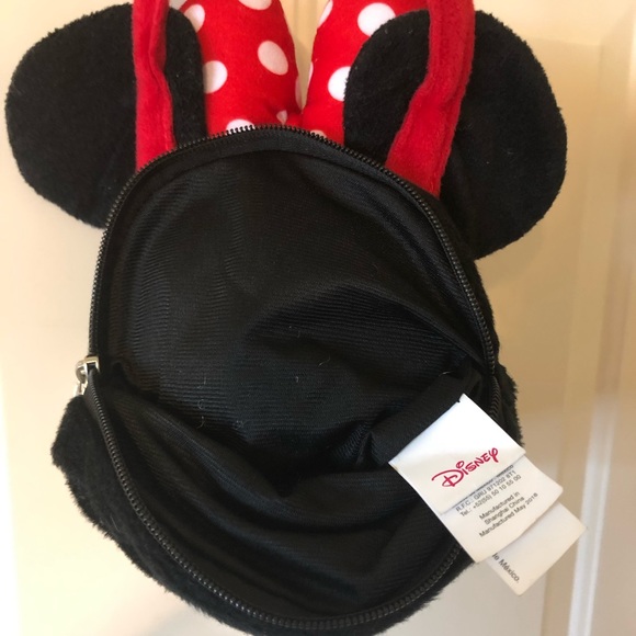 Disney Minnie Mouse Big Bow Plush Head Purse - Picture 6 of 6
